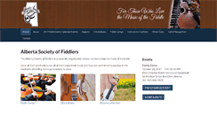 Desktop Screenshot of albertafiddlers.com