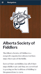 Mobile Screenshot of albertafiddlers.com